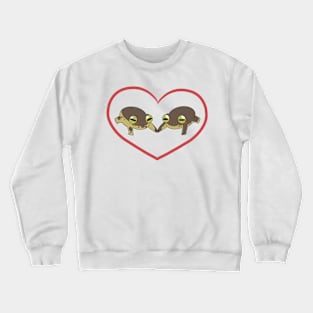 Frogs in love Crewneck Sweatshirt